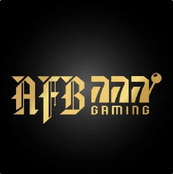 โลโก้ AFB 777 Gaming ตัวอักษร AFB 777 สีทอง